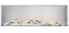 GALAXY OUTDOOR GAS FIREPLACE NG ELECTRONIC IGNITION 60,000 BTU
