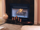 WRT2042WSI 42" RADIANT WOOD BURNING FIREPLACE W/ WHITE STACKED PANELS F0688