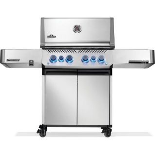 PRESTIGE EVO 500 LP 4 BURNER SS GRILL W INFRARED SIDE AND REAR BURNER 82,000 BTU'S 900 SQ IN COOKING AREA NO-WIFI