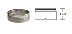 10" BVENT 1/4" UNIVERSAL MALE ADAPTER