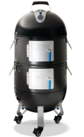APOLLO 22" CHARCOAL WATER SMOKER BLACK