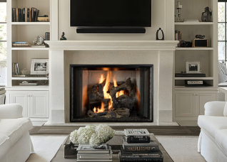BILTMORE 42" WOOD BURNING FIREPLACE 