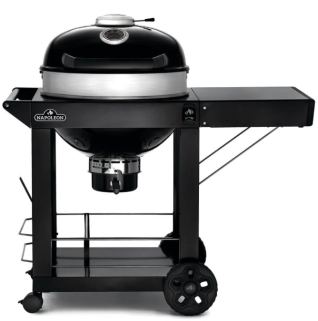 22" PRO CART CHARCOAL BLACK KETTLE GRILL