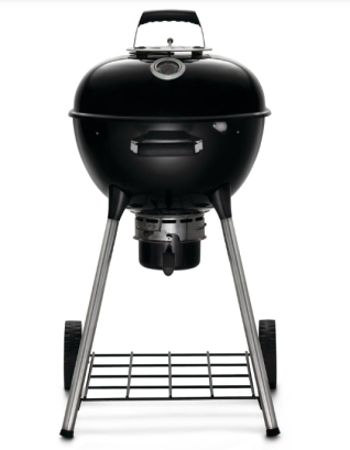 18" BLACK PORTABLE CHARCOAL KETTLE GRILL