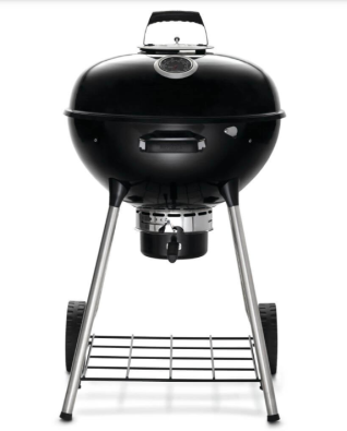22" BLACK PORTABLE CHARCOAL KETTLE GRILL