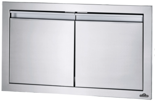 30"X 16" SMALL DOUBLE DOOR STAINLESS STEEL (19.75 X 33.5 X 3.5D)