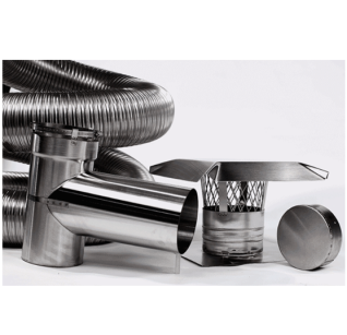 MFLEX SMOOTHWALL 3" X 30' STANDARD LINER KIT (316 SS)