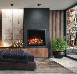 36" ELEVATION ELECTRIC BUILT-IN FIREPLACE