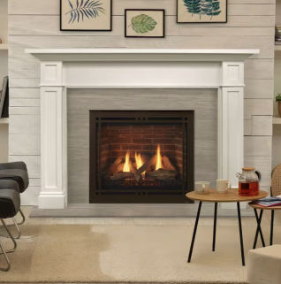QUARTZ 32" TOP/REAR DIRECT VENT FIREPLACE, IPI, LP