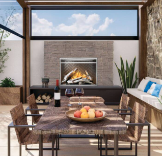 RIVERSIDE 36 OUTDOOR GAS FIREPLACE, NG