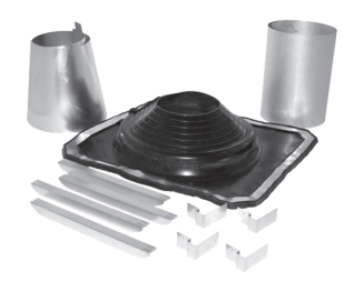 URBAK UNIVERSAL RUBBER BOOT FLASHING ADAPTER FITS 5"-8" MB