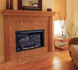 VRT4032ZMN 32" TRADITIONAL VENT FREE GAS FIREPLACE W/ BLOWER, MILLIVOLT, NG, F1200