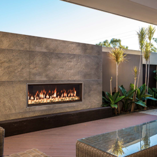 WS54 OUTDOOR LINEAR GAS FIREPLACE
