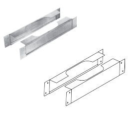 5" OVAL BVENT FIRESTOP SPACER 2X6 BV
