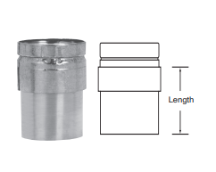 6" BVENT DRAFT HOOD CONNECTOR BV