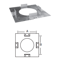 3" BVENT FIRESTOP SPACER BV