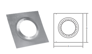 6" BVENT QUICK GRIP FIRESTOP/SUPPORT BV