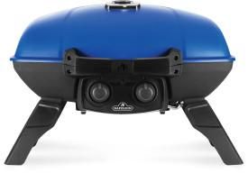 TRAVELQ 285 PORTABLE 2 BURNER LP BLUE GRILL 12,000 BTU'S COOKING AREA 285 SQ INCHES