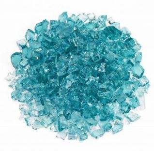 AZURIA BLUE REFLECTIVE, 1/2" GLASS FILLER IN 25LB BUCKET