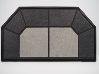 ORIGINAL EDGE 44X44 NIGHT SHADOW CORNER HEARTH BOARD TYPE II
