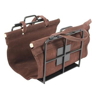 WRIGHT DESIGN WOOD HOLDER W/CARRIER HOLDER WITH SUEDE CARRIER
