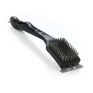 18" WOODEN GRILL BRUSH W SS BRTSTLES