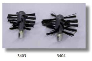 4 SS BRUSH W/BUTTONLOK