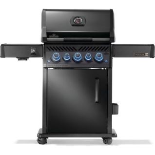 PHANTOM ROGUE PRO-S 425 NG MATTE BLACK STEEL GRILL W INFRARED SIDE AND REAR BURNERS
