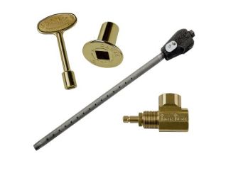 LOG LIGHTER COMBO PACK, BRASS, ANGLE GLOBE VALVE, LP