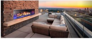 LANAI 72" NG OUTDOOR LINEAR FIREPLACE W INTELLIFIRE PLUS IGNITIION