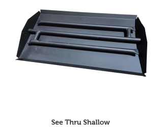 18" See Thru Shallow Matchlit Burner NG